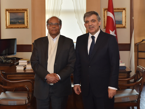 Tunus Eski Cumhurbaşkanı Marzouki’den 11. Cumhurbaşkanı Gül’e Ziyaret